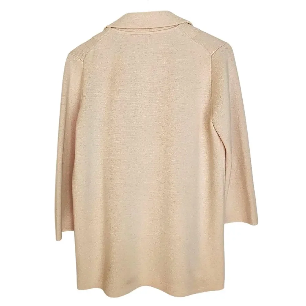 J. Crew Blush Pink Sophie Open Front Sweater Blazer - Picture 3 of 6